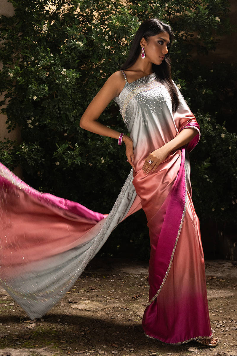 Starburst Ombre Sari