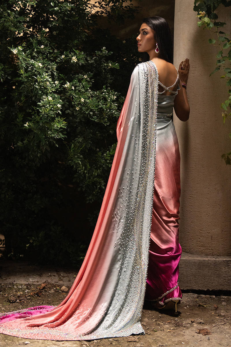 Starburst Ombre Sari