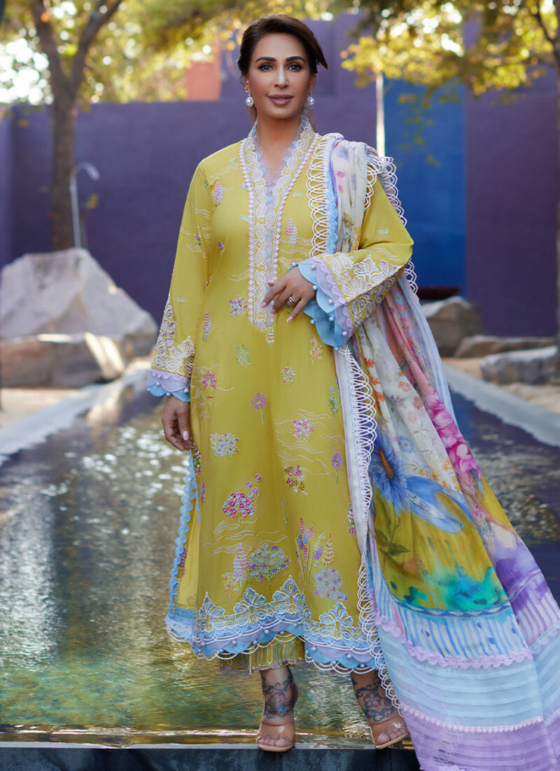 Farah Talib Aziz Lawn 2024 | Suay | FTA-09