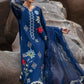 Crimson Luxury Lawn 2024 | Sarfaraz | Into The Wild – Midnight Blue