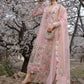 Crimson Luxury Lawn 2024 | Sarfaraz | Believe In Her – Blush Pink