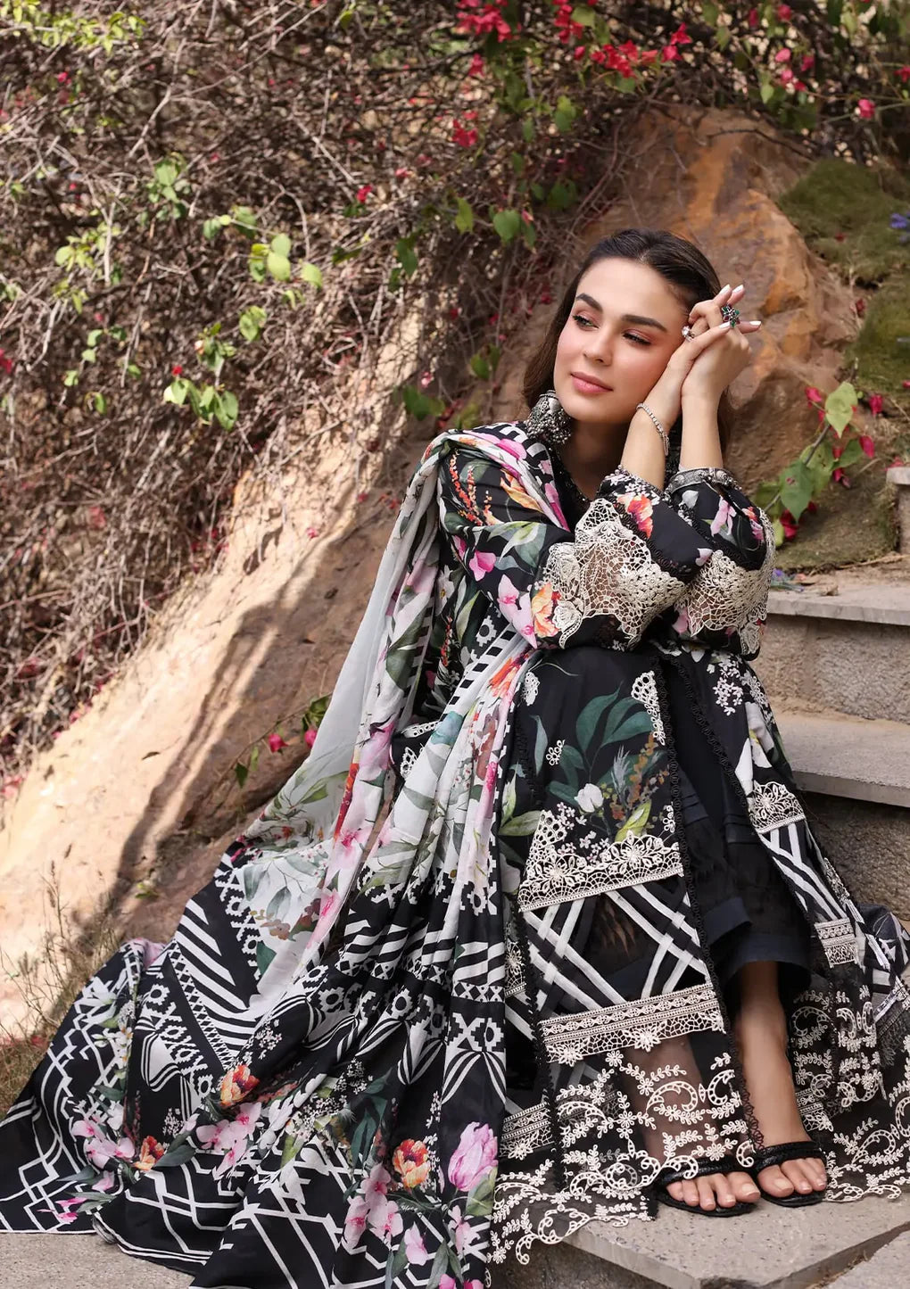 Elaf Chikankari Lawn 2024 | ECK-02A