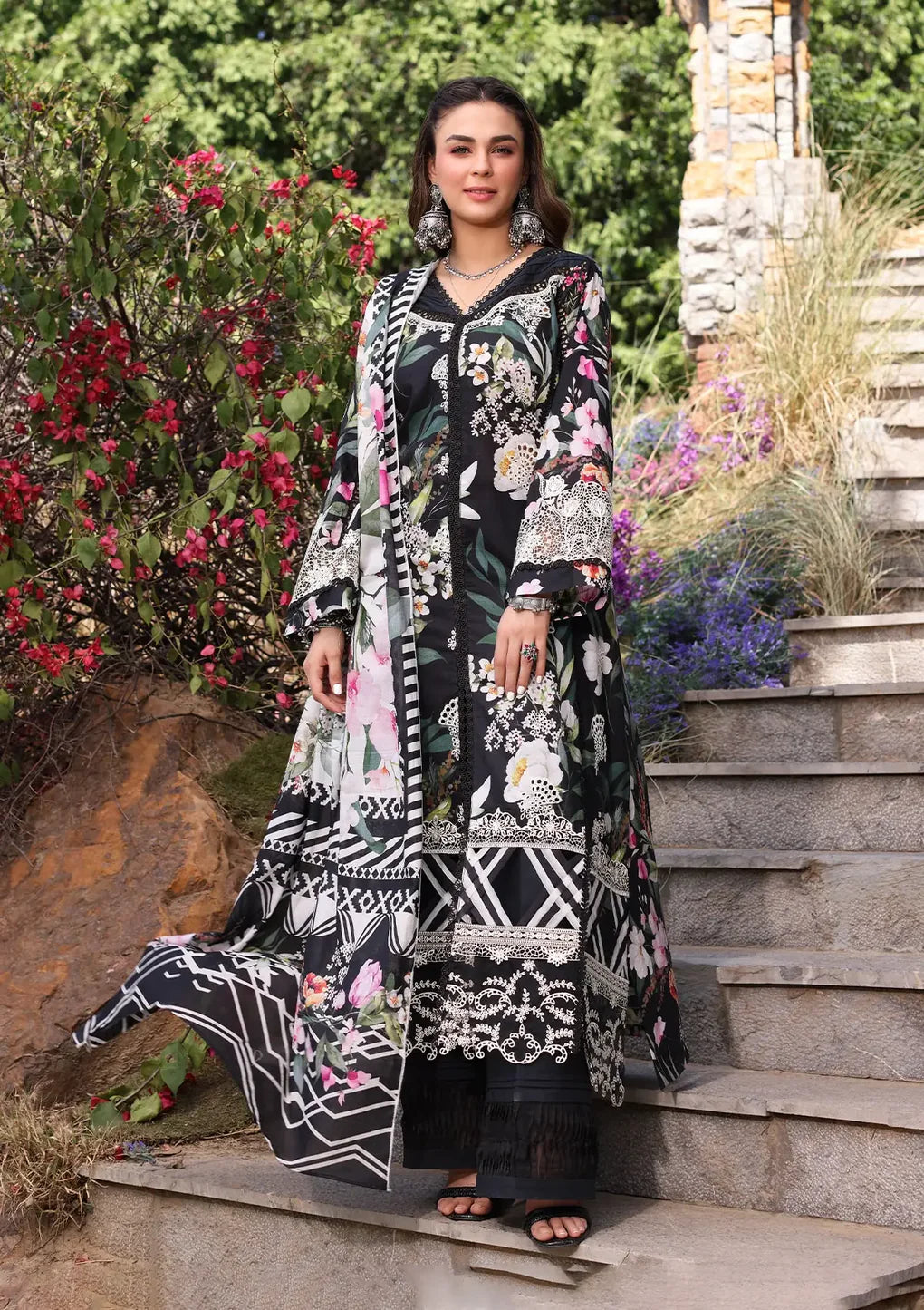 Elaf Chikankari Lawn 2024 | ECK-02A