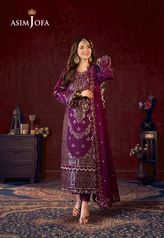 Hania Amir Salwar Kameez Limited Edition by Asim Jofa | AJFILE-11