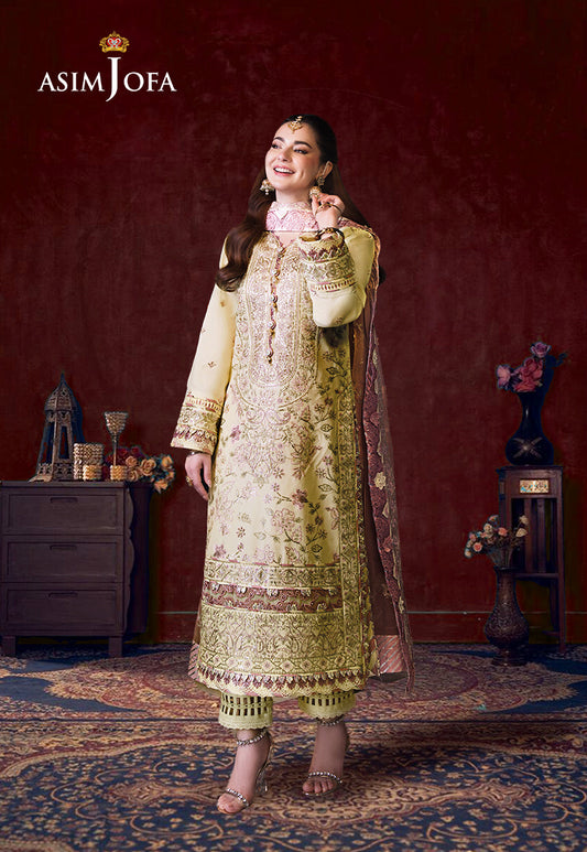 Hania Amir Salwar Kameez Limited Edition by Asim Jofa | AJFILE-15