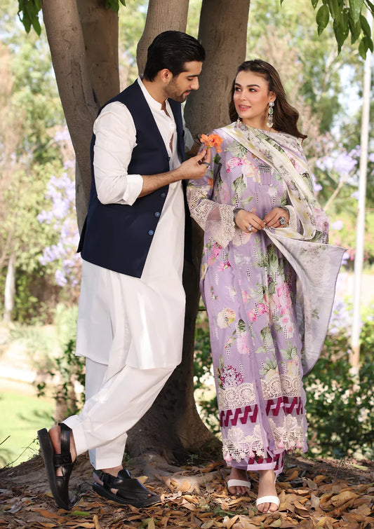 Elaf Chikankari Lawn 2024 | ECK-03A