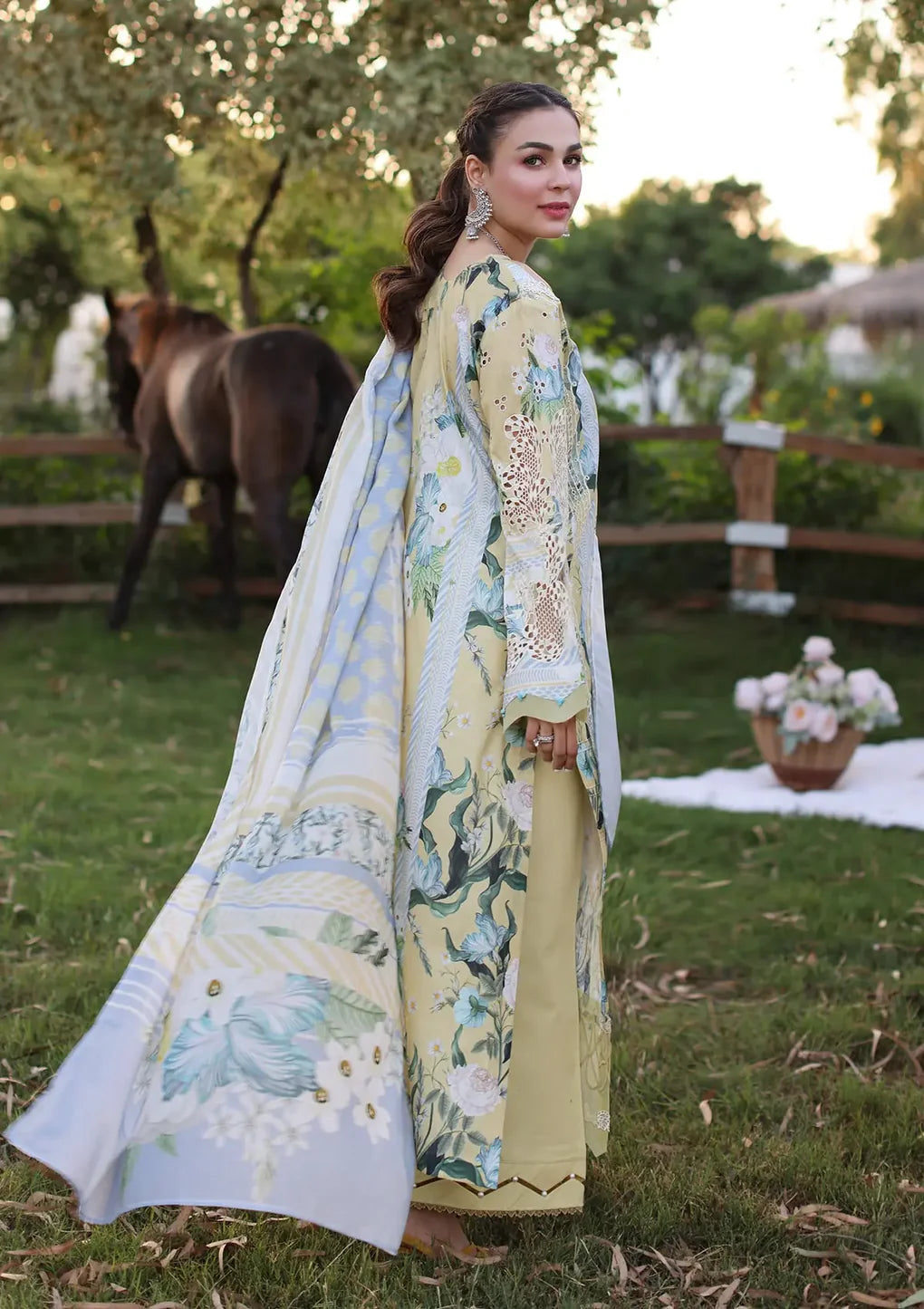 Elaf Chikankari Lawn 2024 | ECK-05A