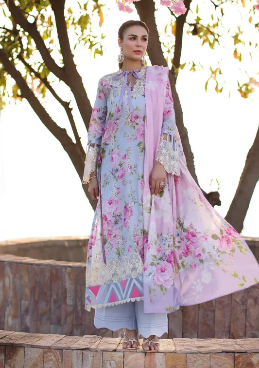 Elaf Chikankari Lawn 2024 | ECK-04A