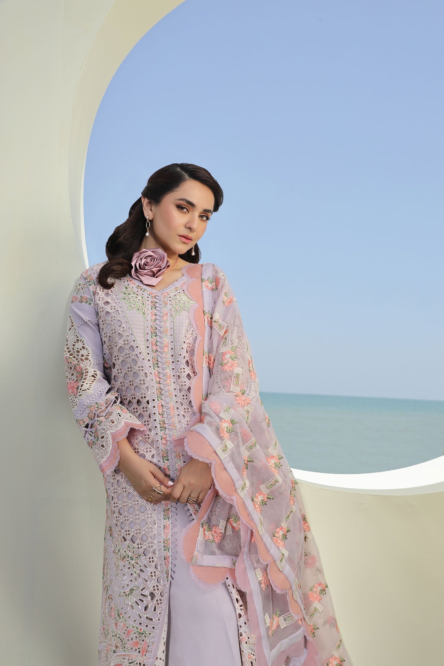 Maryam Hussain Luxury Lawn 24 | FEROZ