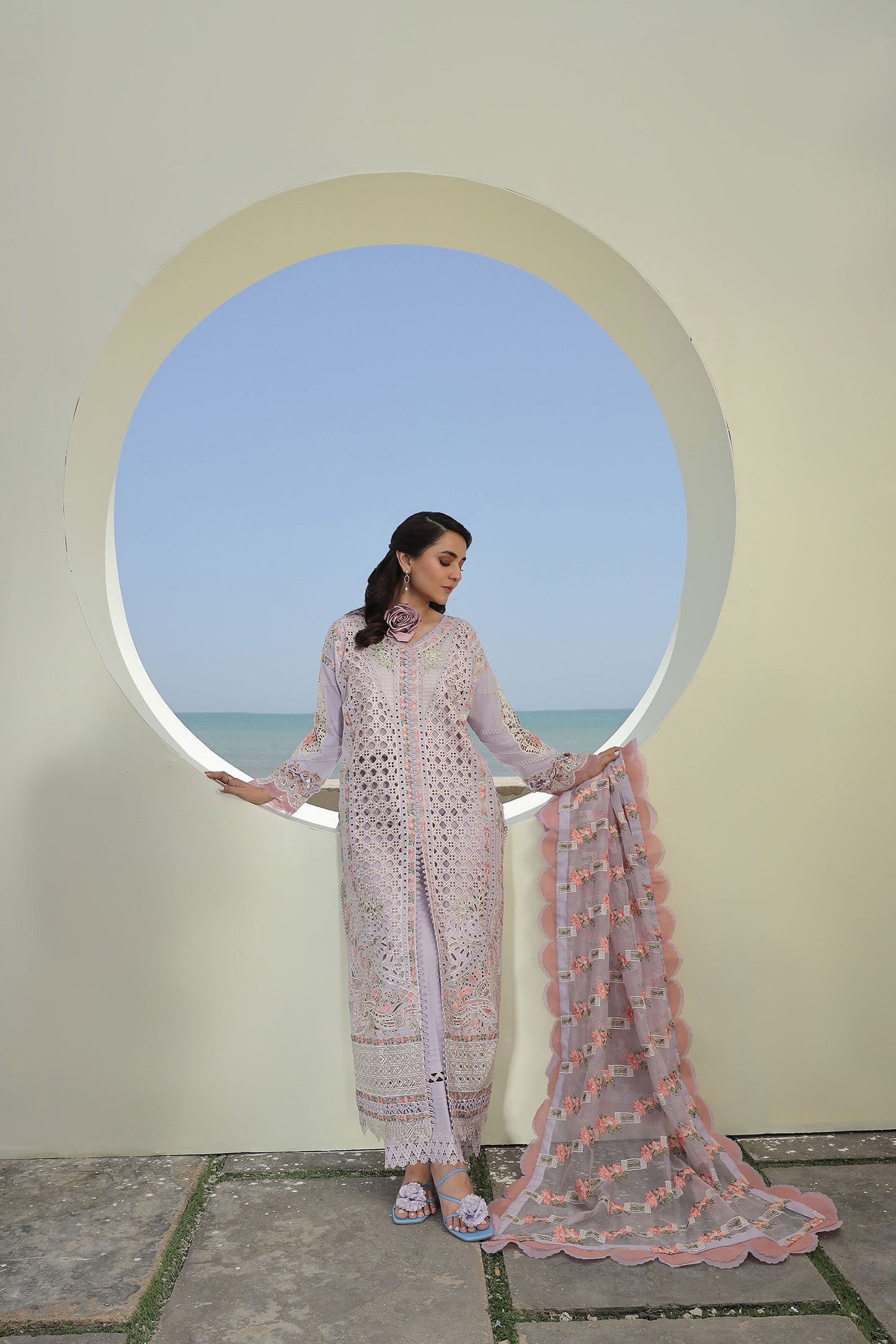 Maryam Hussain Luxury Lawn 24 | FEROZ