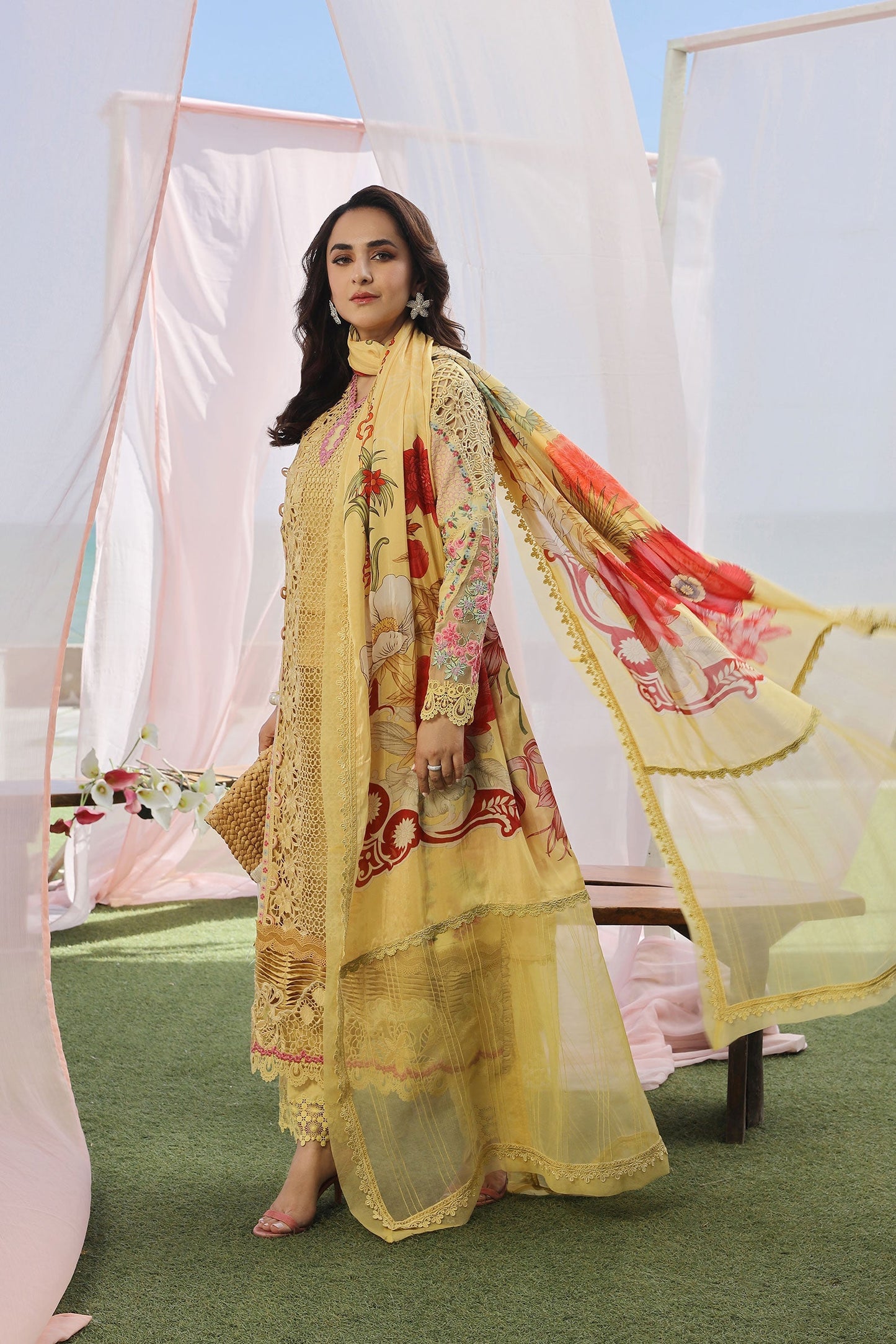 Maryam Hussain Luxury Lawn 24 | TROPICA