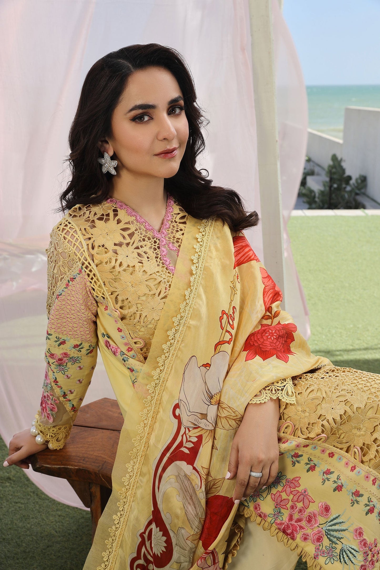 Maryam Hussain Luxury Lawn 24 | TROPICA