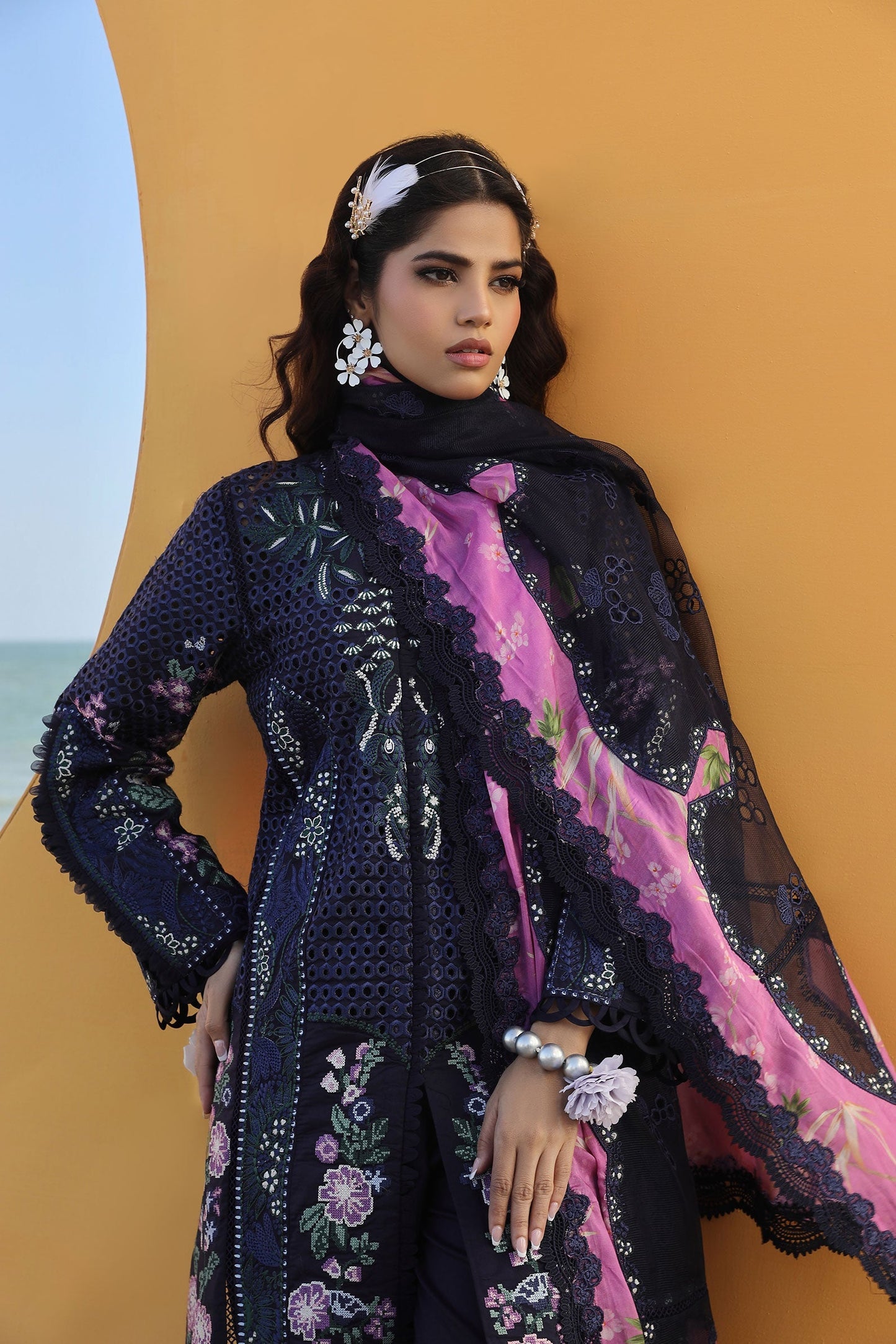 Maryam Hussain Luxury Lawn 24 | ZOYA