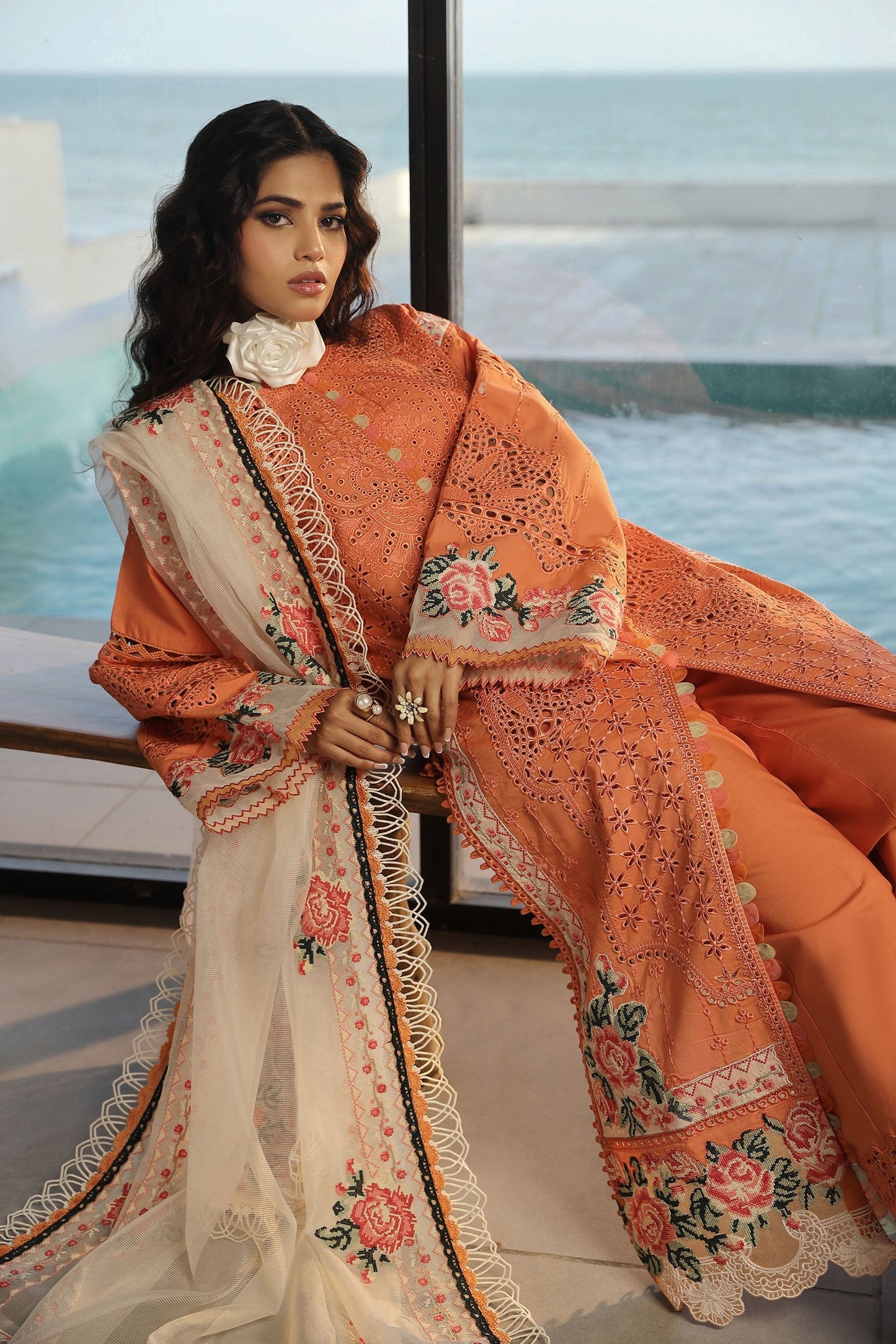 Maryam Hussain Luxury Lawn 24 | XURI