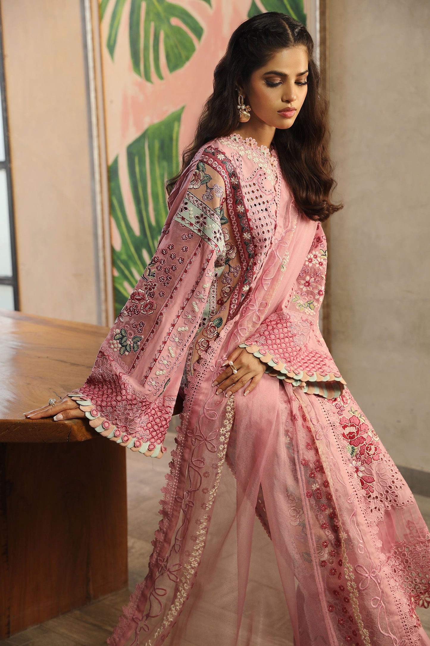 Maryam Hussain Luxury Lawn 24 | CORAL