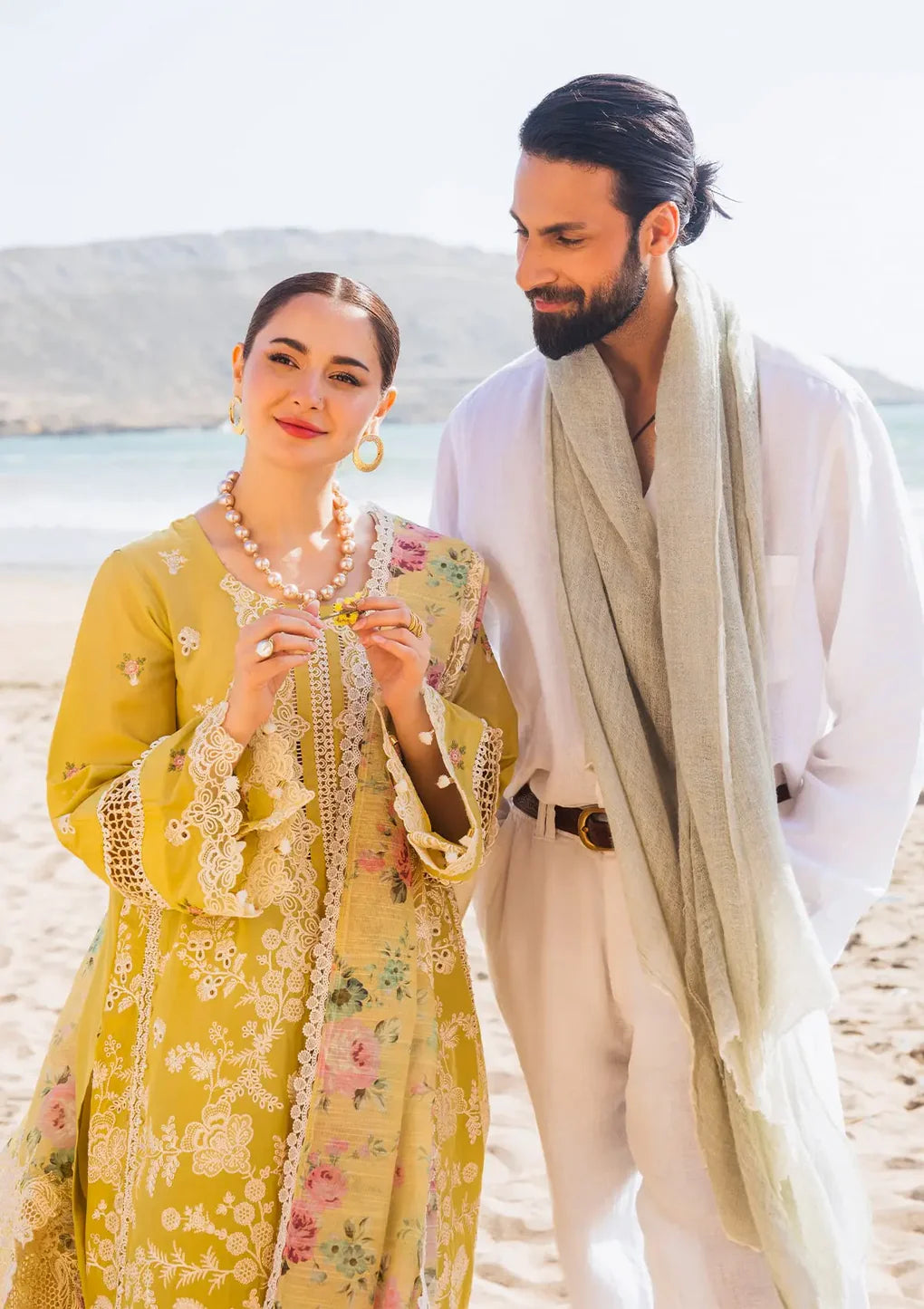 Hai Kuch Luxury Lawn X Hania Amir by Elaf | EHK-02B