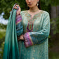 Leisha Teal Ombre Shirt And Dupatta