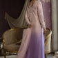 Lilac Ombre Silk With Pants