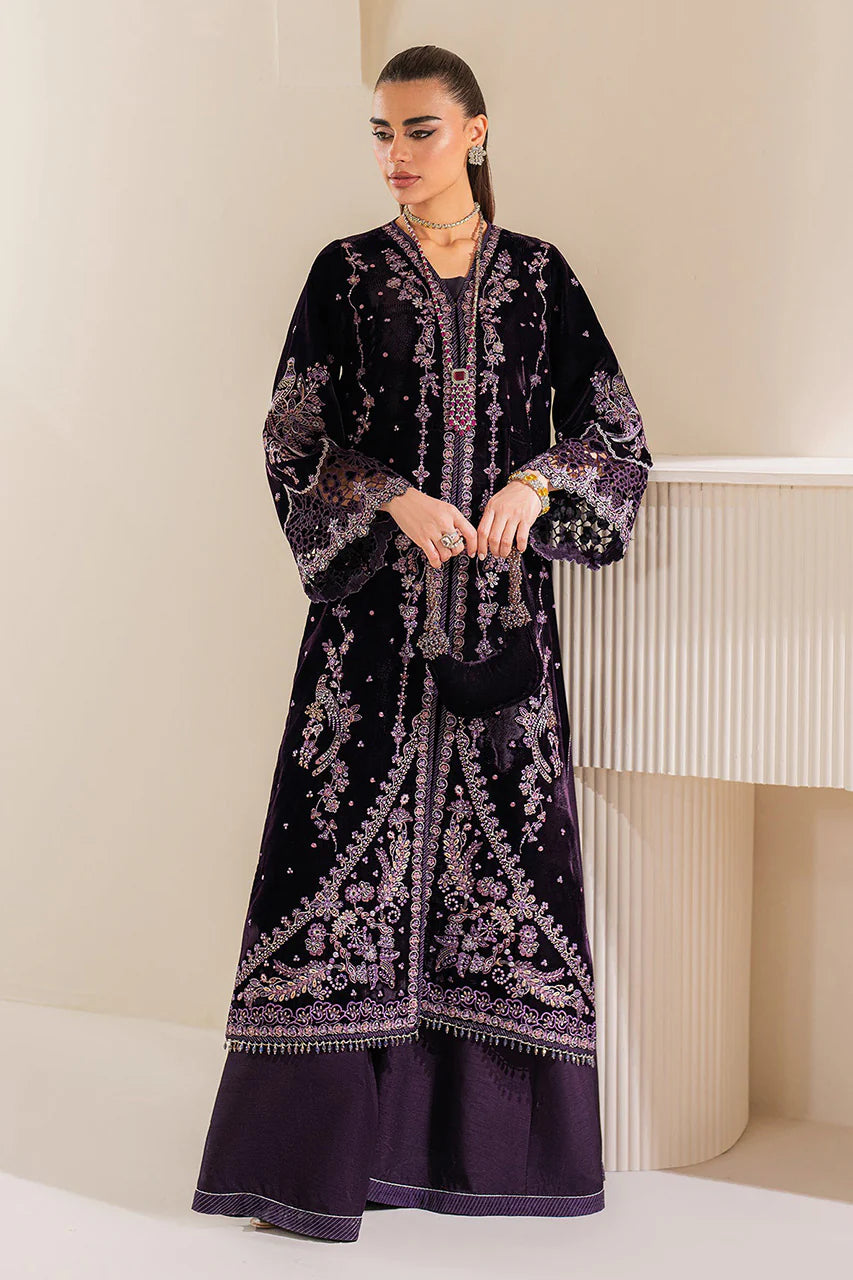 EMBROIDERED VELVET UF-757