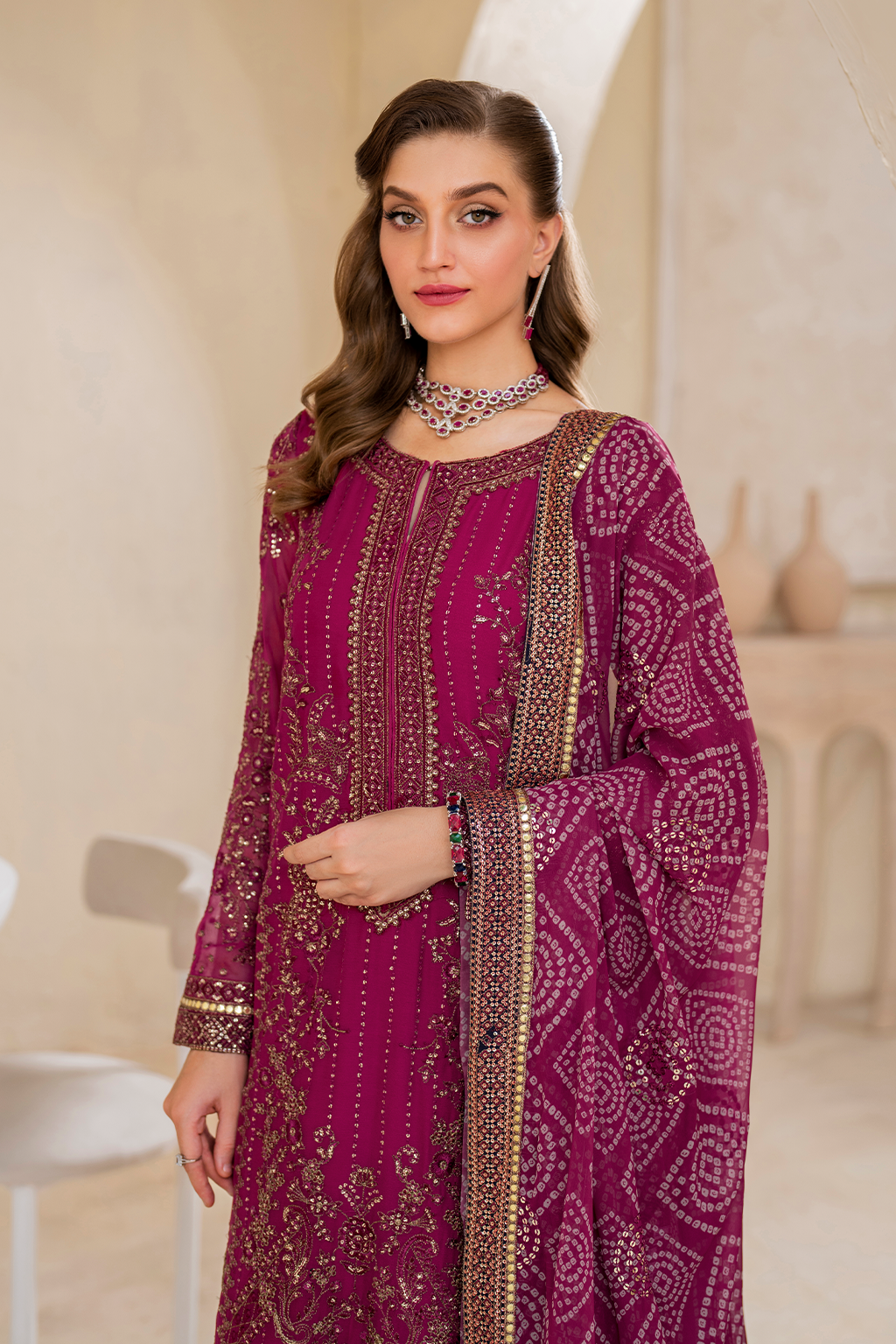 Iznik Chiffon Party Wear Collection 2024 | CC-45