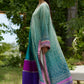 Leisha Teal Ombre Shirt And Dupatta