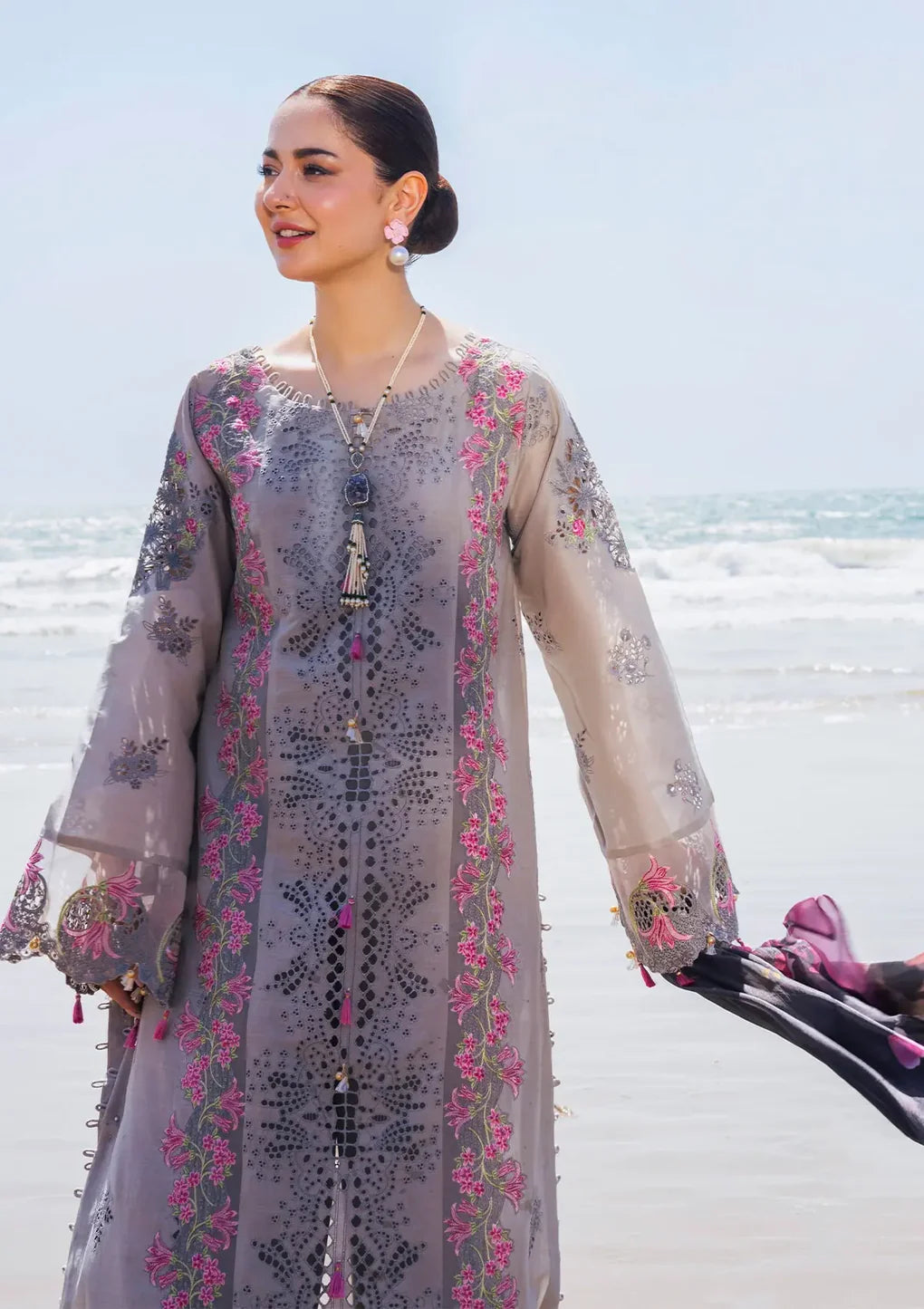 Hai Kuch Luxury Lawn X Hania Amir by Elaf | EHK-04