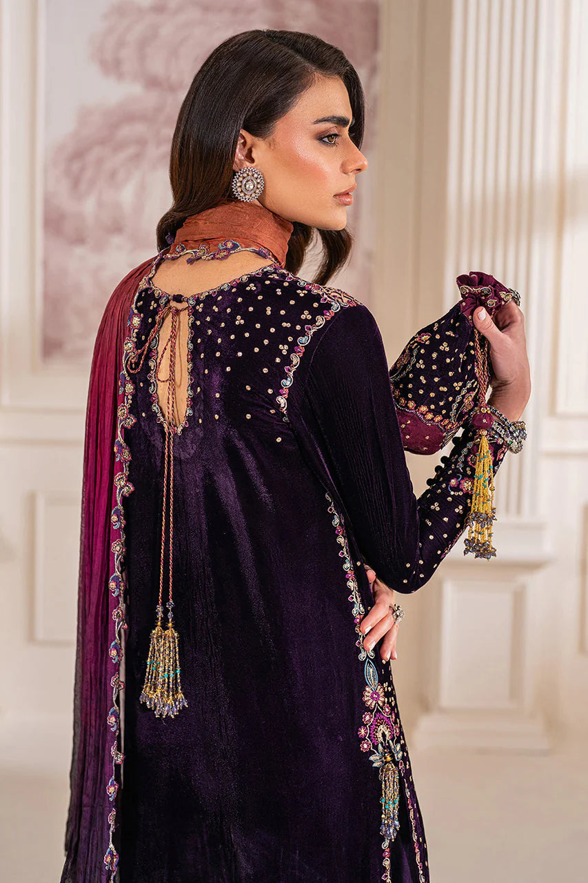 EMBROIDERED VELVET UF-748