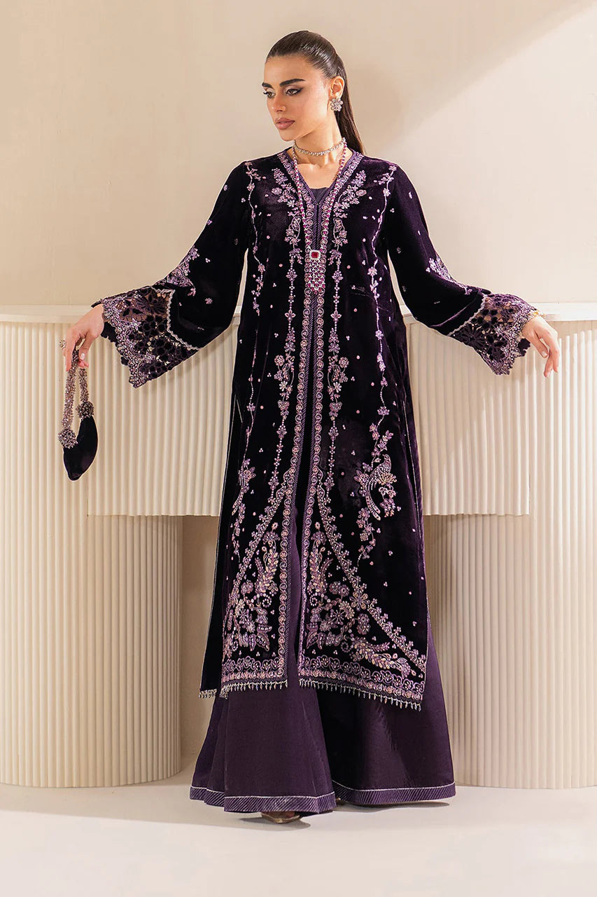 EMBROIDERED VELVET UF-757