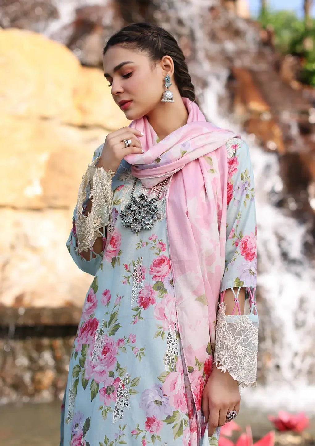 Elaf Chikankari Lawn 2024 | ECK-04B