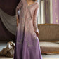 Lilac Ombre Silk With Pants