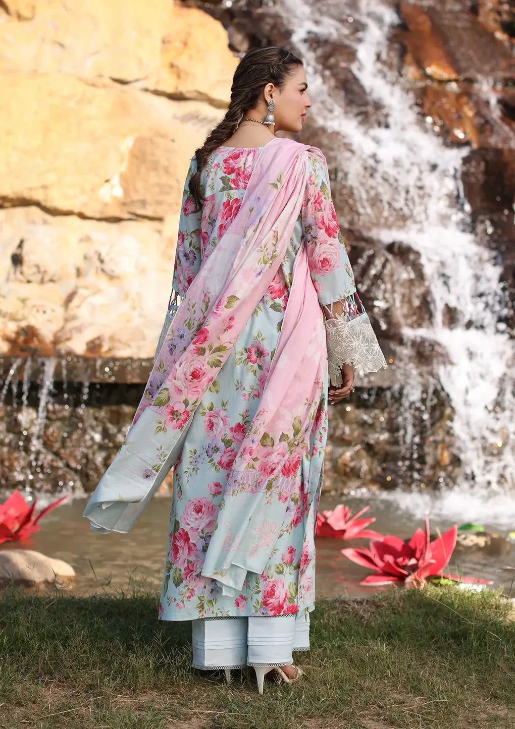 Elaf Chikankari Lawn 2024 | ECK-04B