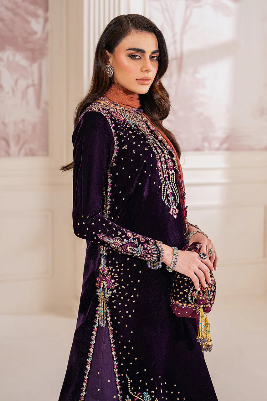 EMBROIDERED VELVET UF-748