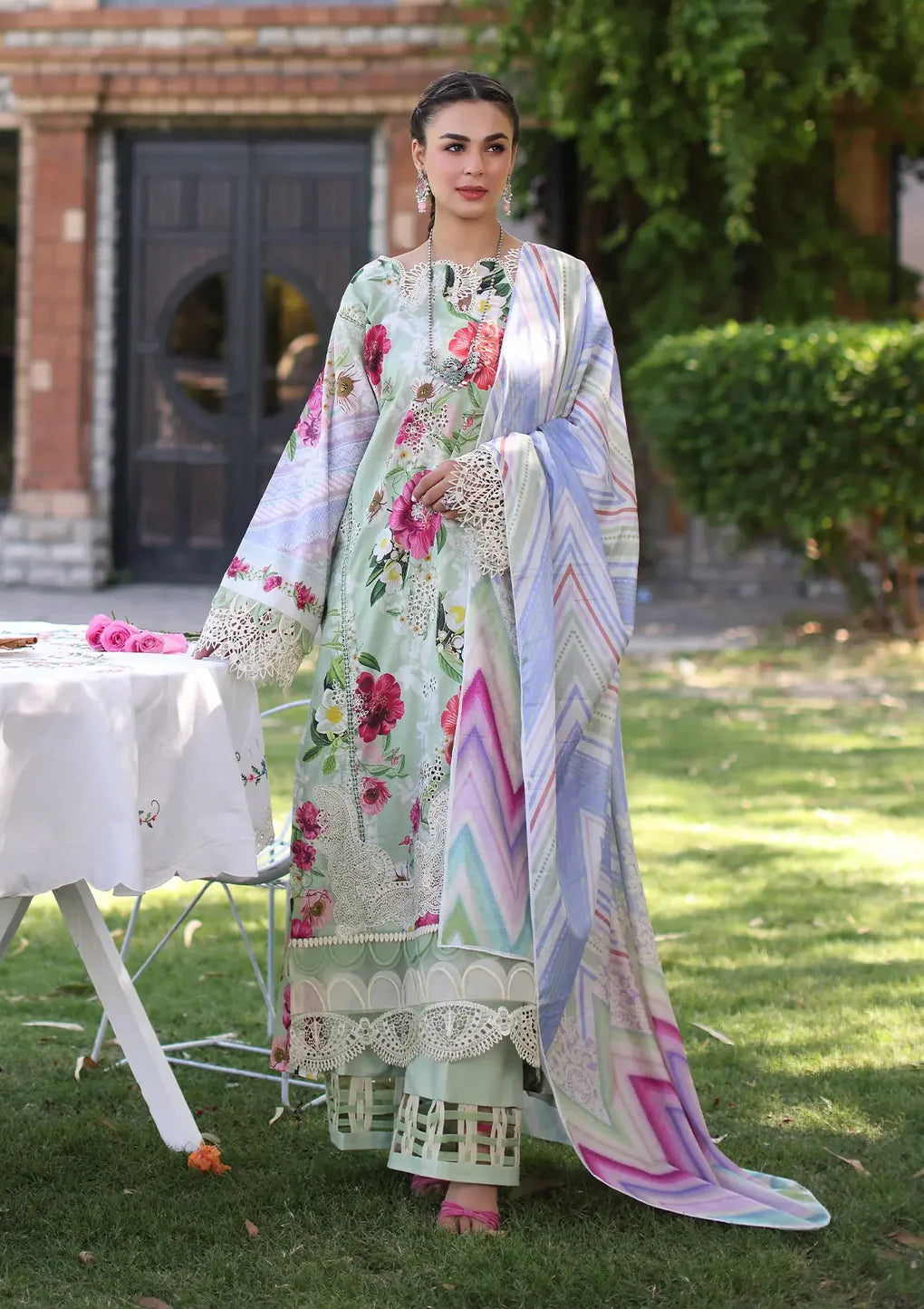 Elaf Chikankari Lawn 2024 | ECK-06B