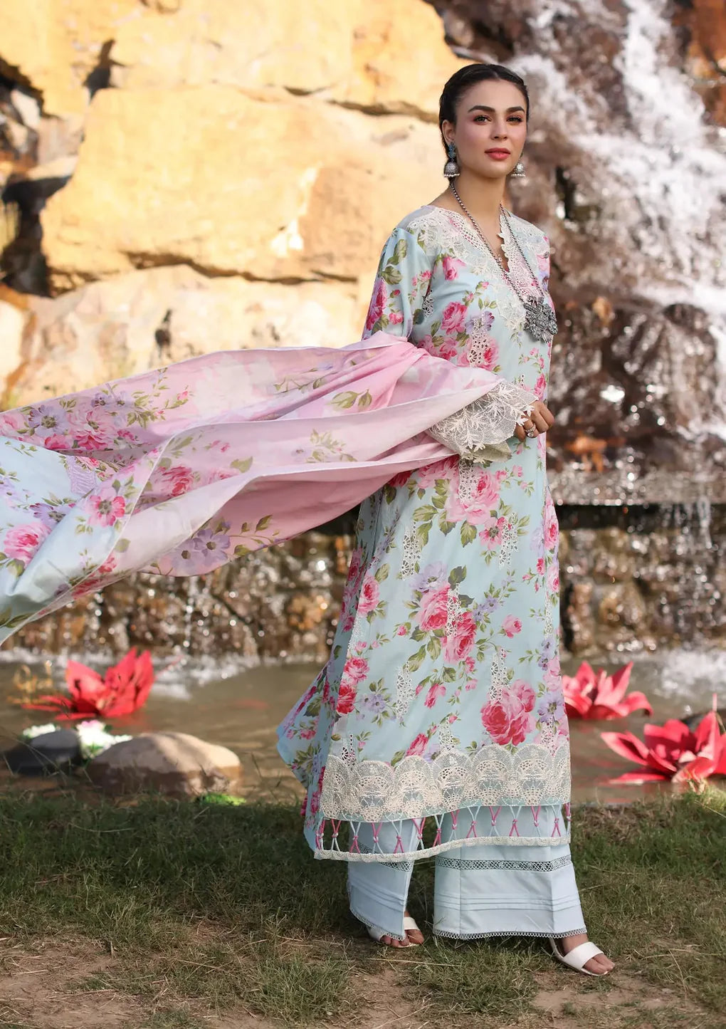 Elaf Chikankari Lawn 2024 | ECK-04B