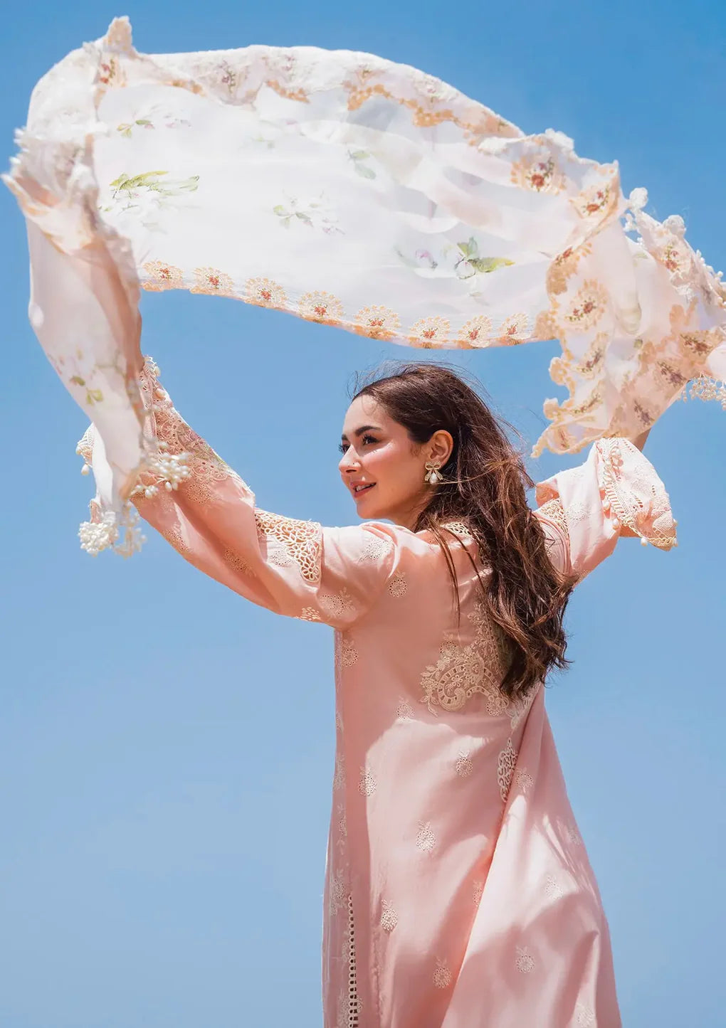 Hai Kuch Luxury Lawn X Hania Amir by Elaf | EHK-07