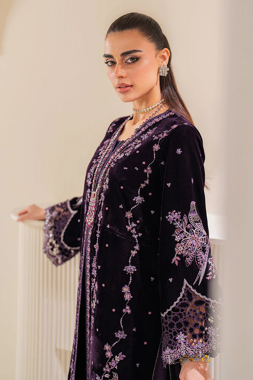 EMBROIDERED VELVET UF-757