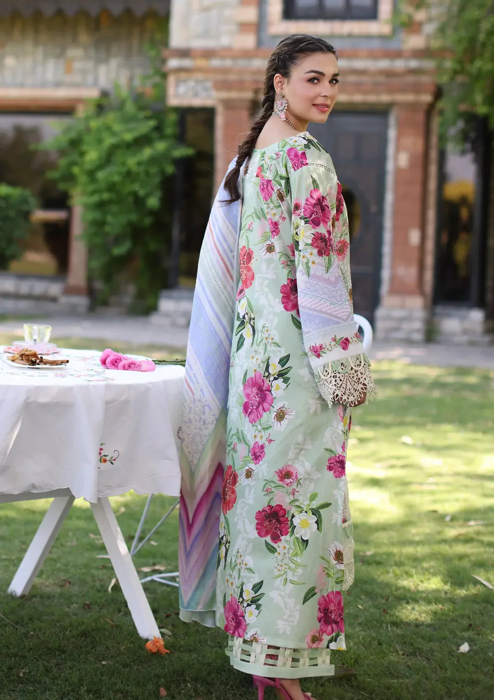 Elaf Chikankari Lawn 2024 | ECK-06B