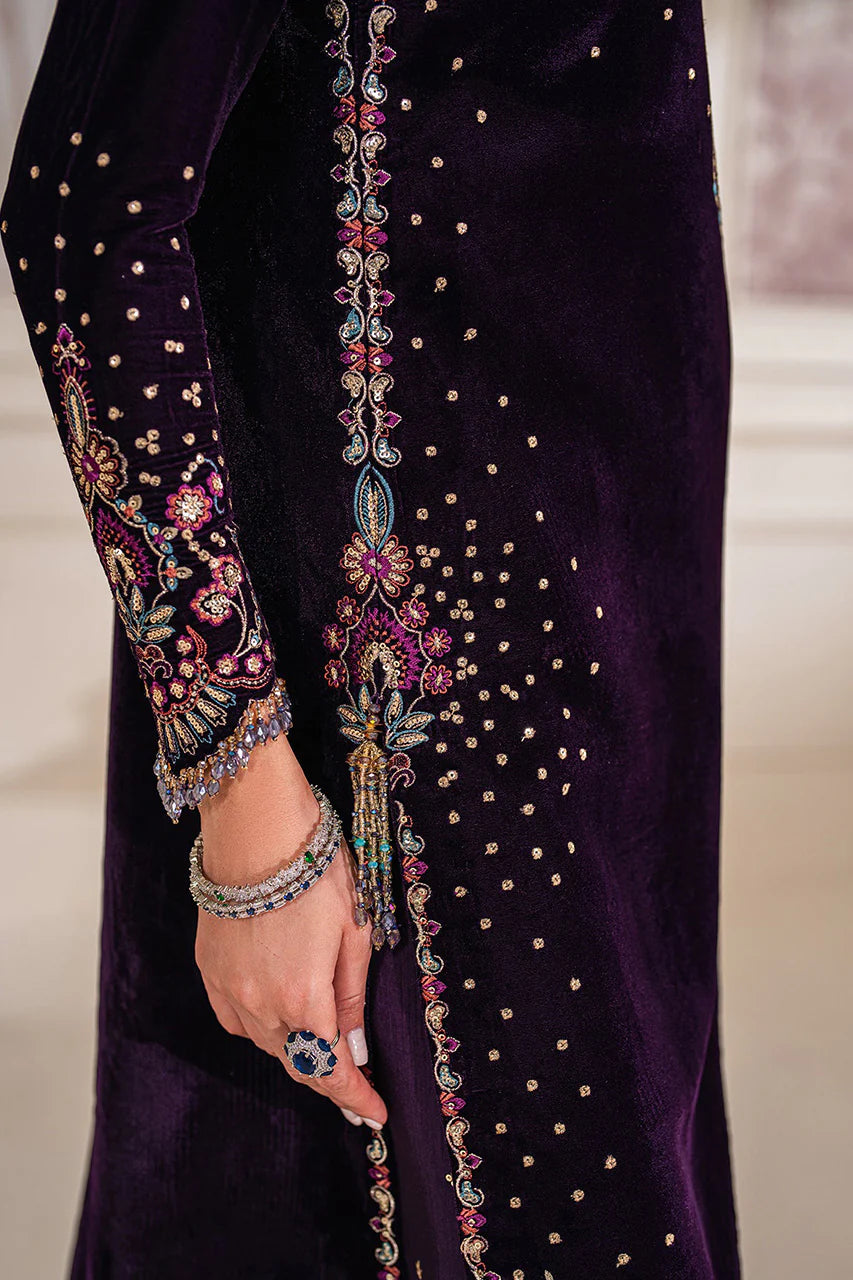 EMBROIDERED VELVET UF-748