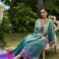 Leisha Teal Ombre Shirt And Dupatta