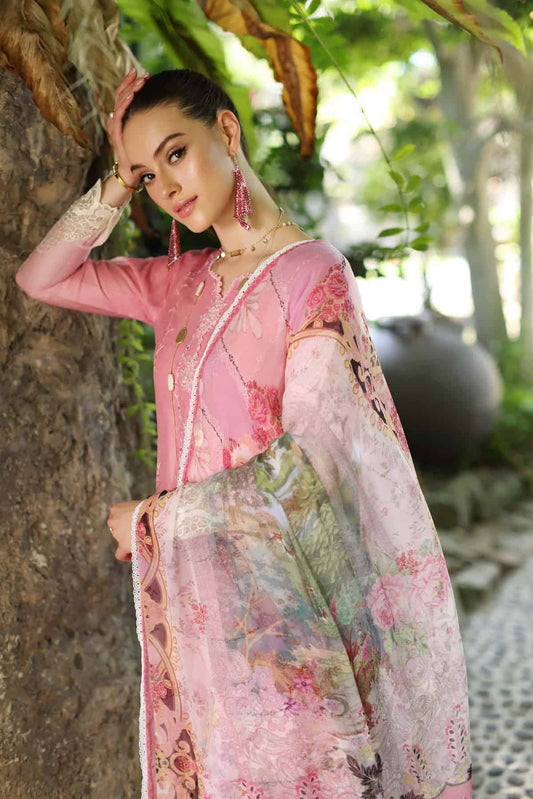 Noor Luxury Chikankari Lawn’24 | Saadi Aasad | D1-A