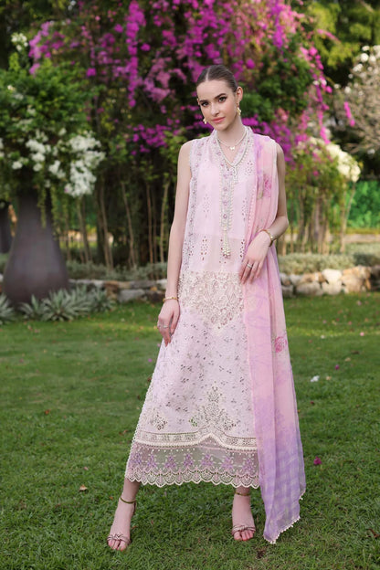 Noor Luxury Chikankari Lawn’24 | Saadi Aasad | D11-A