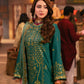 AJKK-27 EMBROIDERED TWISTED SILK 3 PCS GREEN SUIT-SET