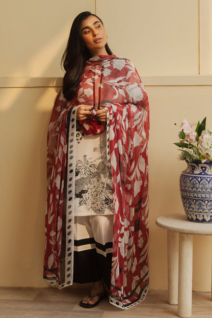 Coco Prints by Zara Shahjahan | Vol 2 | Pure Lawn 2024 | D8