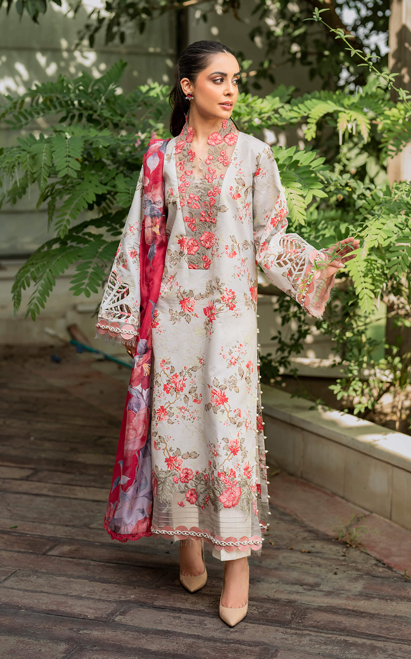 Asifa and Nabeel Meraki Lawn Vol 2 | Chambeli MK-08