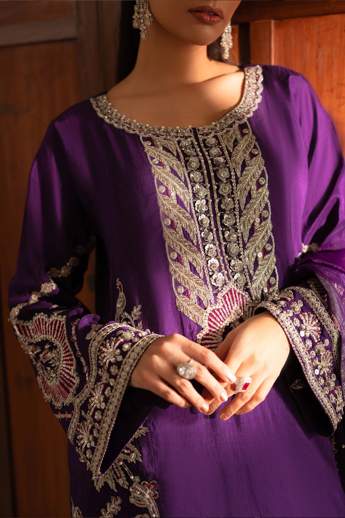 Ammara Khan Ronaq'25 - Luxe Kurta Shalwar Set