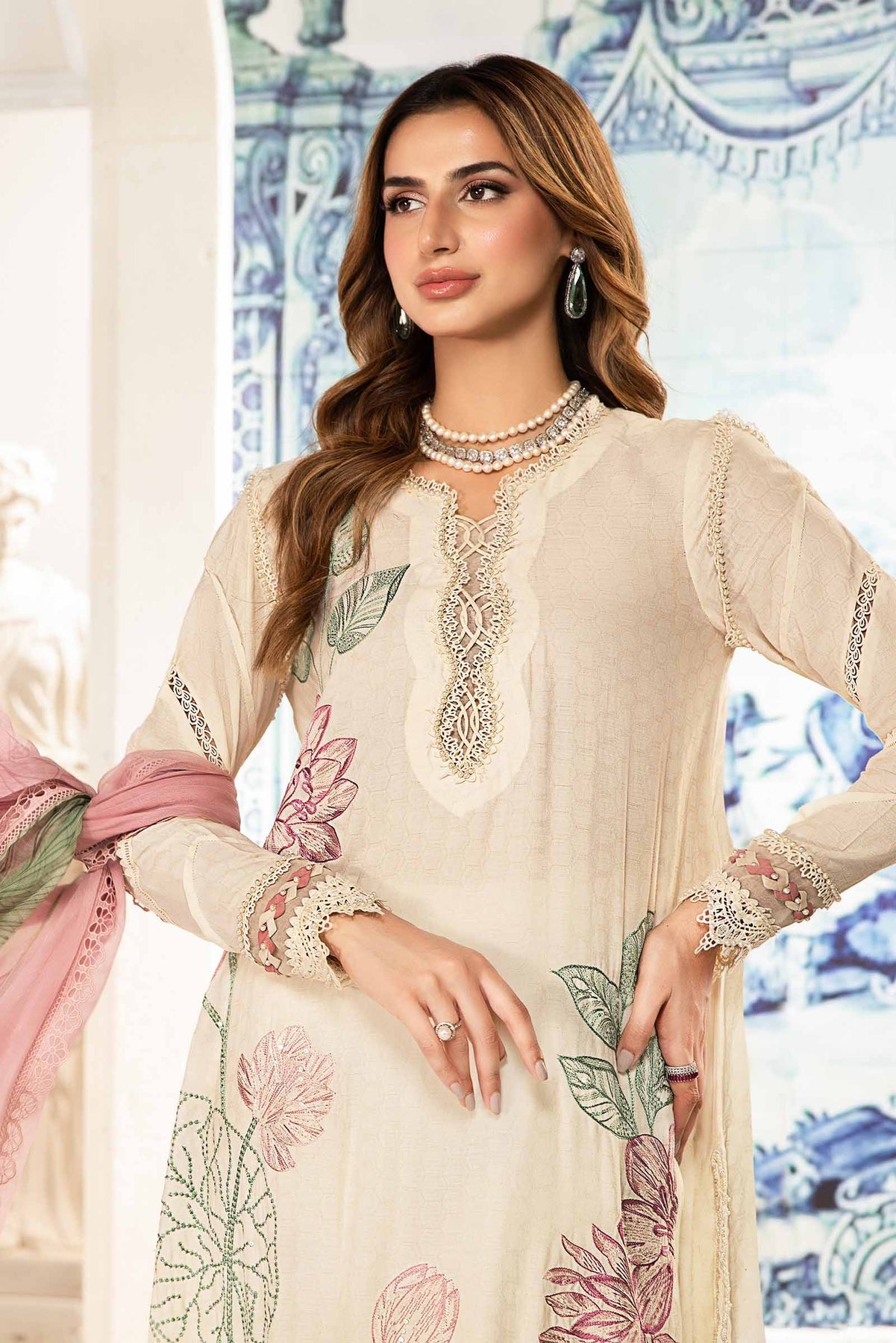 MARIA B M.Prints | Summer Lawn 2024 | Vol 2 | MPT-2201-A