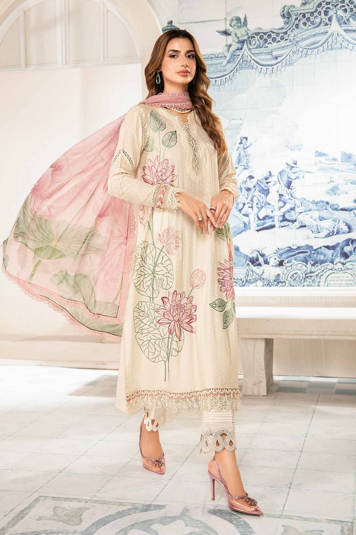 MARIA B M.Prints | Summer Lawn 2024 | Vol 2 | MPT-2201-A