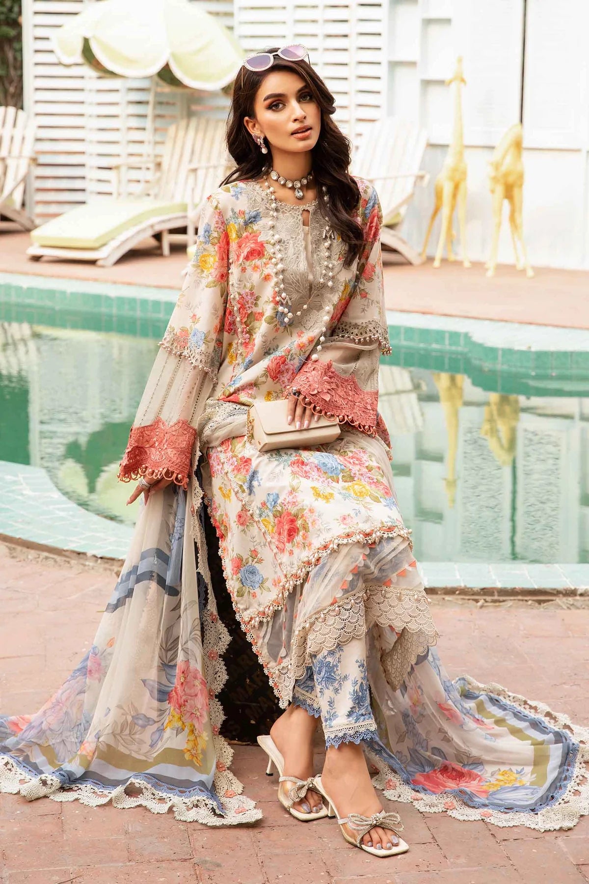 MARIA B M.Prints | Summer Lawn 2024 | Vol 2 | MPT-2204-A