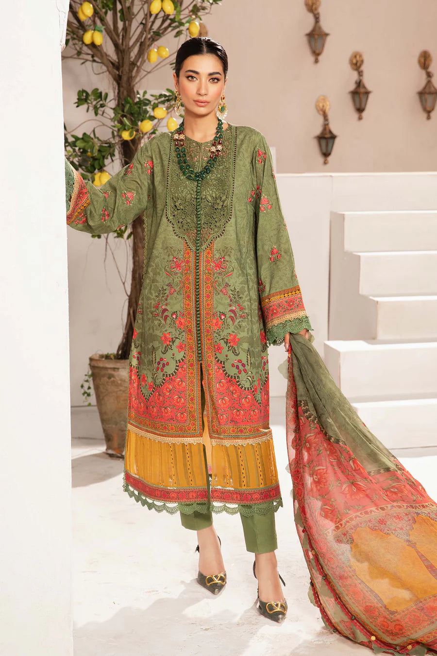 MARIA B M.Prints | Summer Lawn 2024 | Vol 2 | MPT-2206-A