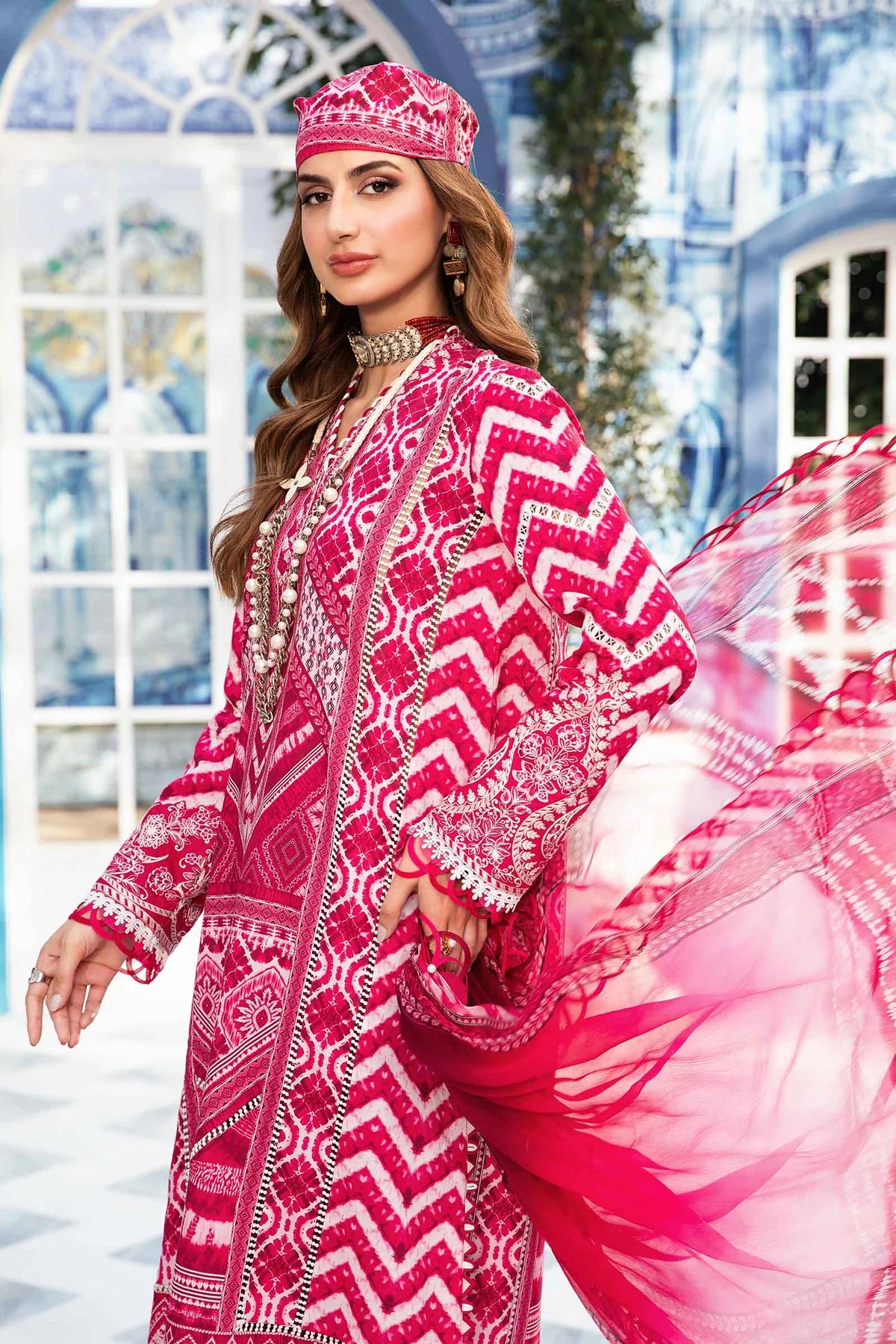 MARIA B M.Prints | Summer Lawn 2024 | Vol 2 | MPT-2208-A